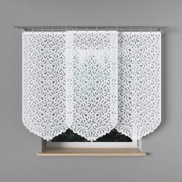 Panel żakardowy gotowy ANIKA 160x75 cm kolor biały