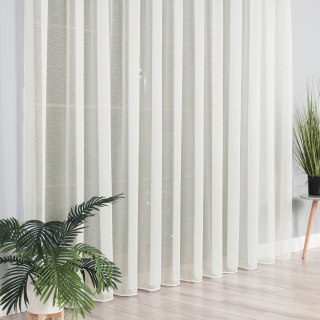 Firanka fantazyjna z ołowianką 000433 wysokość 330 cm kolor kremowy