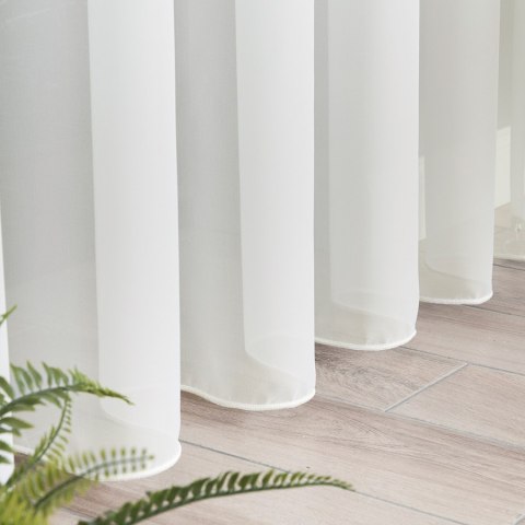 Firanka fantazyjna z ołowianką 031671 wysokość 300 cm kolor kremowy
