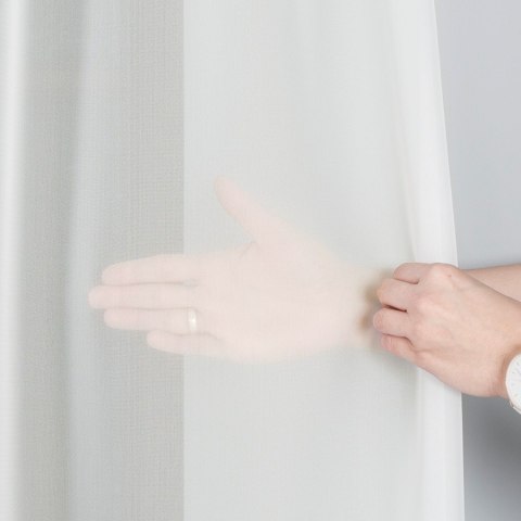 Firanka fantazyjna z ołowianką 031671 wysokość 300 cm kolor kremowy