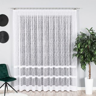 Firanka żakardowa 018352 wysokość 250 cm kolor biały
