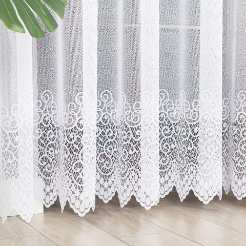 Firanka gotowa żakardowa VIOLETTA 200x250 cm kolor biały Firanka gotowa żakardowa VIOLETTA 200x250 cm kolor biały