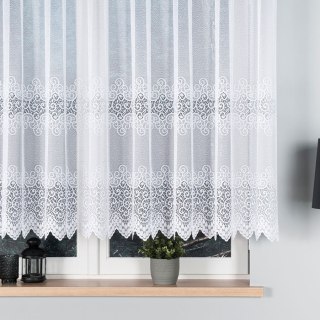 Firanka żakardowa 001539 wysokość 140 cm kolor biały