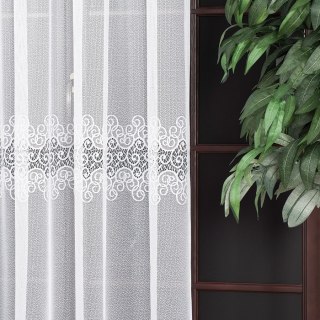 Firanka żakardowa na metry 001539 wysokość 250 cm kolor biały