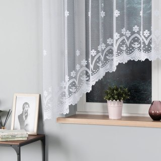 Firanka gotowa żakardowa FLORENTYNA 160x330 cm kolor biały