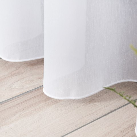 Firanka fantazyjna BATYST wysokość 300 cm kolor biały