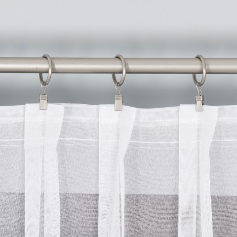 Firanka z aplikacją na markizecie 040613 wysokość 250 cm kolor biały