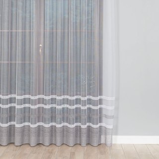Firanka żakardowa 618262 wysokość 250 cm kolor biały