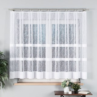 Firanka żakardowa 018352 wysokość 150 cm kolor biały