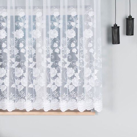 Firanka żakardowa 023006 wysokość 160 cm kolor biały