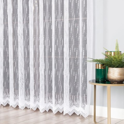 Firanka żakardowa 000146 wysokość 250 cm kolor biały