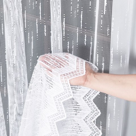 Firanka żakardowa 000146 wysokość 250 cm kolor biały
