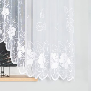Firanka gotowa żakardowa GRACJANA 160x500 cm kolor biały