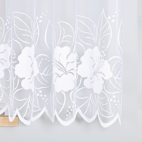 Firanka gotowa żakardowa GRACJANA 160x500 cm kolor biały