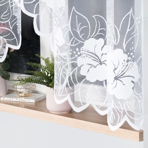 Firanka gotowa żakardowa GRACJANA 160x500 cm kolor biały