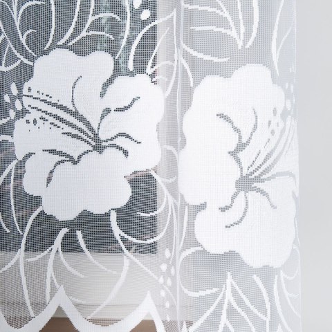 Firanka gotowa żakardowa GRACJANA 160x500 cm kolor biały