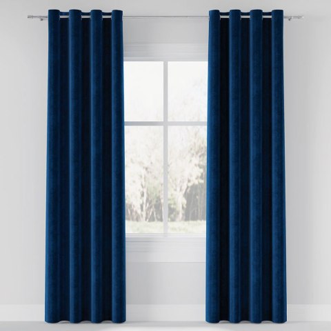 Tkanina dekoracyjna VELVET szerokość 150 cm kolor granatowy Tkanina dekoracyjna VELVET szerokość 150 cm kolor granatowy