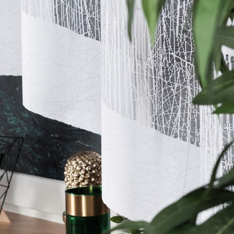 Firanka gotowa żakardowa WIKTORIA 160x310 cm kolor biały Firanka gotowa żakardowa WIKTORIA 160x310 cm kolor biały