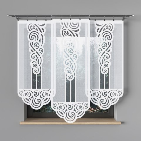Panel żakardowy gotowy EWA 160x60 cm kolor biały Panel żakardowy gotowy EWA 160x60 cm kolor biały