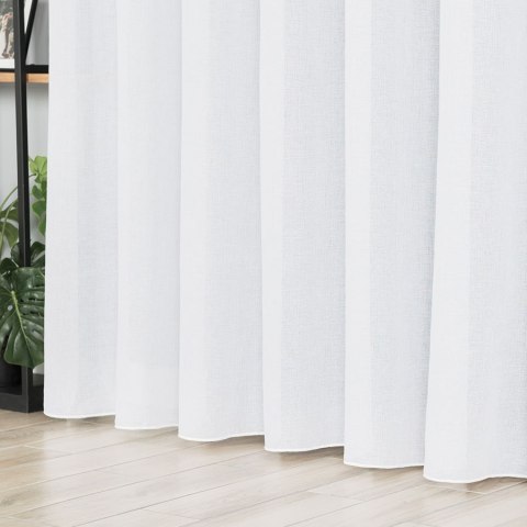 Firanka fantazyjna z ołowianką 400019 wysokość 300 cm kolor biały