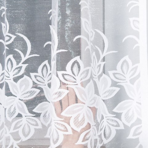 Firanka gotowa żakardowa LILIANA 180x400 cm kolor biały