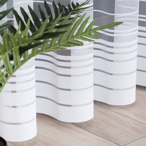 Firanka gotowa żakardowa NELA 250x500 cm kolor biały Firanka gotowa żakardowa NELA 250x500 cm kolor biały