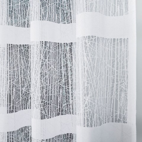 Firanka gotowa żakardowa WIKTORIA 160x410 cm kolor biały