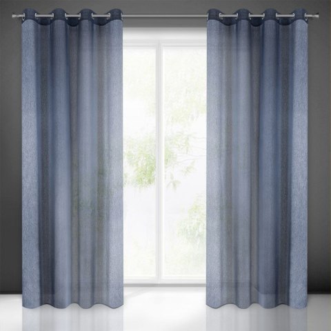 Firanka gotowa REBECCA 140x250 cm kolor granatowy Firanka gotowa REBECCA 140x250 cm kolor granatowy