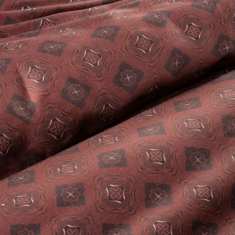 Komplet pościeli z makosatyny MOROCCO 220x200 cm kolor bordowy Komplet pościeli z makosatyny MOROCCO 220x200 cm kolor bordowy
