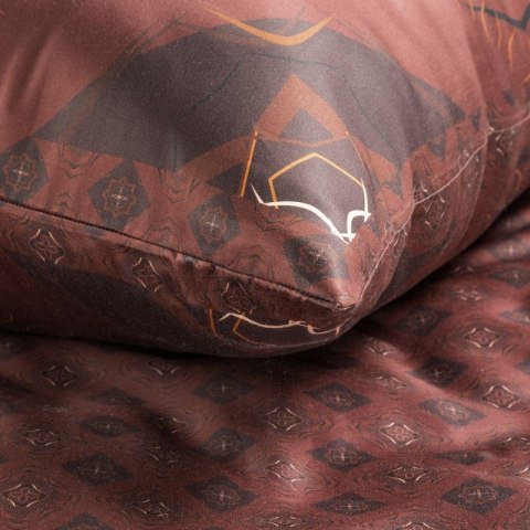 Komplet pościeli z makosatyny MOROCCO 220x200 cm kolor bordowy Komplet pościeli z makosatyny MOROCCO 220x200 cm kolor bordowy