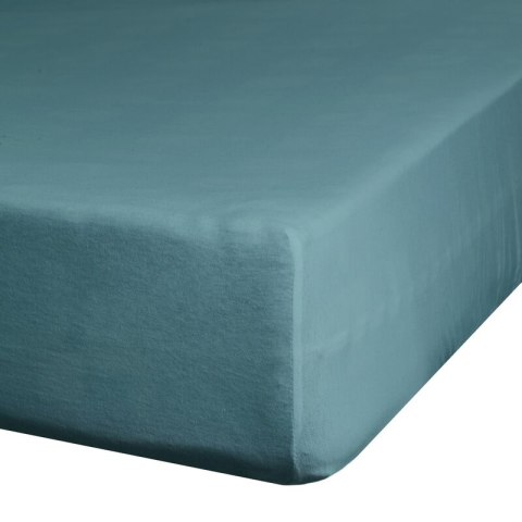 Prześcieradło satynowe z gumką NOVA 180x200 cm kolor turkusowy Prześcieradło satynowe z gumką NOVA 180x200 cm kolor turkusowy
