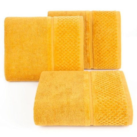 Ręcznik frotte IBIZA 50x90 cm kolor musztardowy Ręcznik frotte IBIZA 50x90 cm kolor musztardowy
