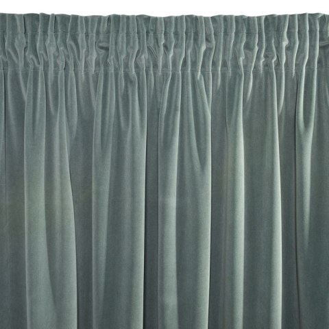 Zasłona gotowa na taśmie KRISTI 140x270 cm kolor miętowy