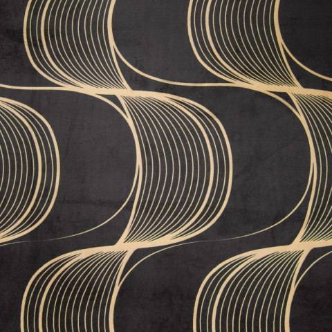 Zasłona gotowa POLA 140x250 cm kolor czarny