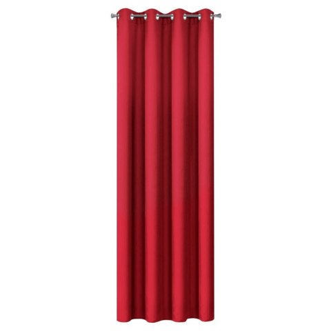Zasłona gotowa RITA 140x250 cm kolor czerwony