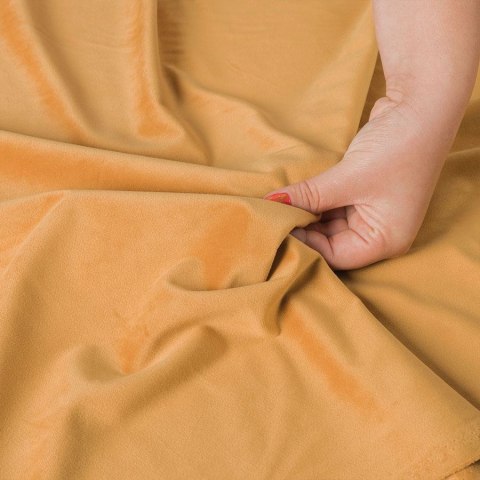 Tkanina dekoracyjna VELVET wysokość 280 cm kolor szafranowy