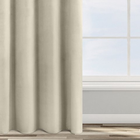 Zasłona gotowa ROSA 140x250 cm kolor beżowy