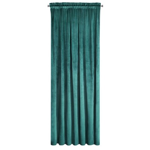 Zasłona gotowa na taśmie ROSA 135x300 cm kolor turkusowy Zasłona gotowa na taśmie ROSA 135x300 cm kolor turkusowy
