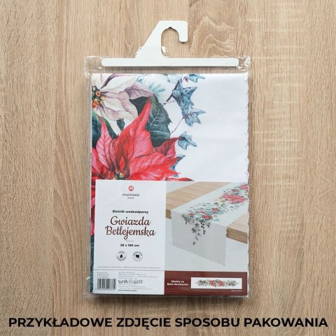 GWIAZDA BETLEJEMSKA Bieżnik wodoodporny, 38x140cm, kolor 001 czerwono-zielony PBN010/KSP/C01/038140/1 GWIAZDA BETLEJEMSKA Bieżnik wodoodporny, 38x140cm, kolor 001 czerwono-zielony PBN010/KSP/C01/038140/1