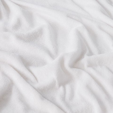Prześcieradło frotte z gumką 140x200 cm kolor biały Prześcieradło frotte z gumką 140x200 cm kolor biały