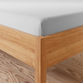 Prześcieradło frotte z gumką 90x200 cm kolor biały