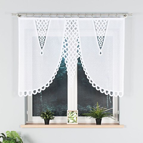Panel żakardowy gotowy ERYKA 120x160 cm kolor biały