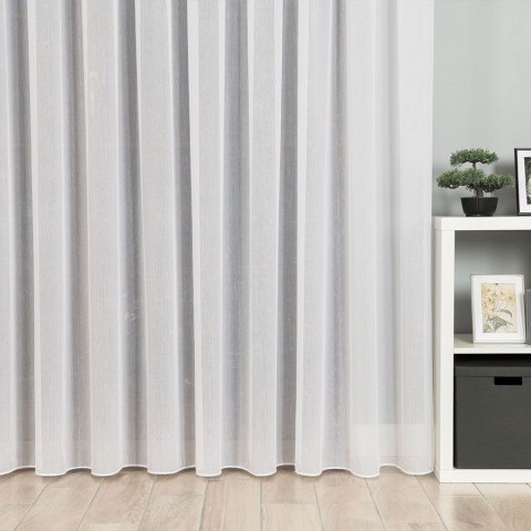 Firanka fantazyjna z ołowianką 318461 wysokość 300 cm kolor biały z błyszczącą nitką Firanka fantazyjna z ołowianką 318461 wysokość 300 cm kolor biały z błyszczącą nitką