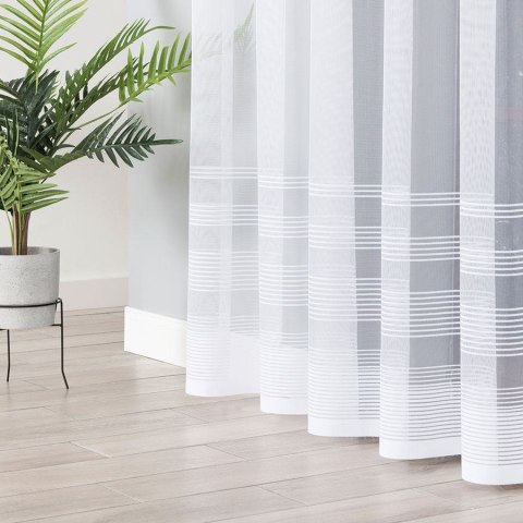 Firanka gotowa żakardowa MILKA 250x200 cm kolor biały Firanka gotowa żakardowa MILKA 250x200 cm kolor biały
