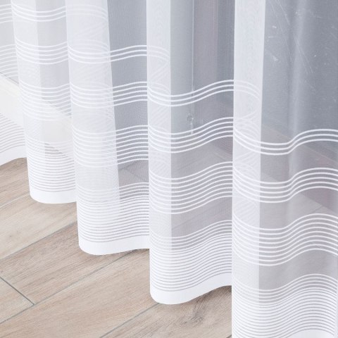 Firanka gotowa żakardowa MILKA 250x200 cm kolor biały Firanka gotowa żakardowa MILKA 250x200 cm kolor biały