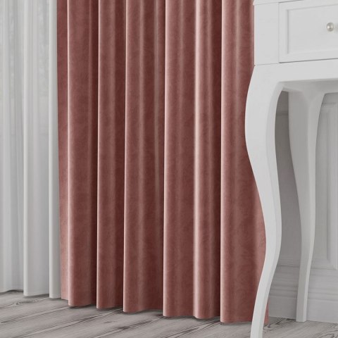 Tkanina dekoracyjna VELVET wysokość 280 cm kolor ciemny pudrowy różowy Tkanina dekoracyjna VELVET wysokość 280 cm kolor ciemny pudrowy różowy