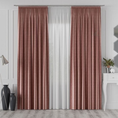 Tkanina dekoracyjna VELVET wysokość 280 cm kolor ciemny pudrowy różowy Tkanina dekoracyjna VELVET wysokość 280 cm kolor ciemny pudrowy różowy
