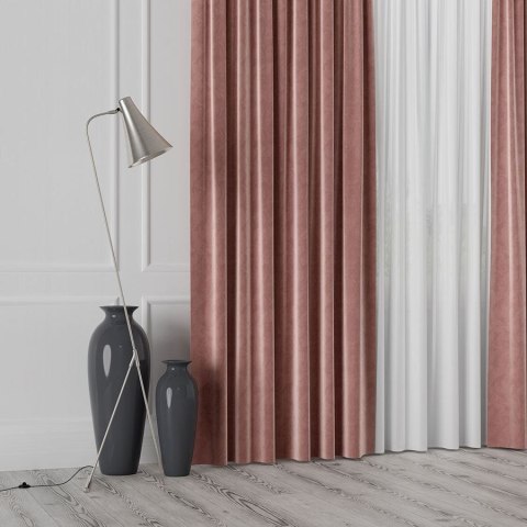 Tkanina dekoracyjna VELVET wysokość 280 cm kolor ciemny pudrowy różowy Tkanina dekoracyjna VELVET wysokość 280 cm kolor ciemny pudrowy różowy