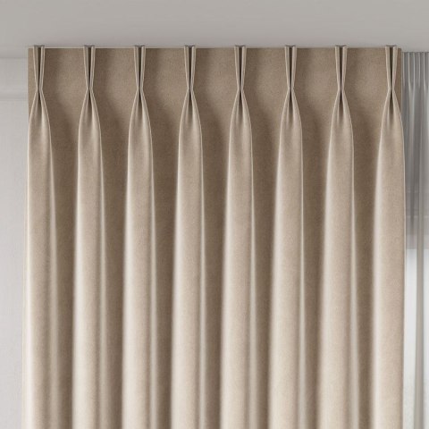 Tkanina dekoracyjna VELVET wysokość 280 cm kolor kremowy