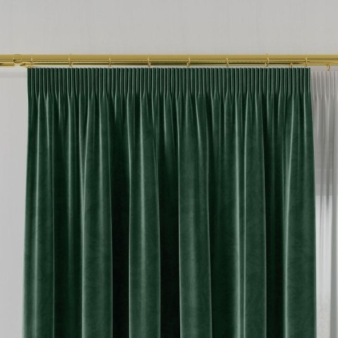 Tkanina dekoracyjna VELVET wysokość 280 cm kolor ciemny zielony Tkanina dekoracyjna VELVET wysokość 280 cm kolor ciemny zielony